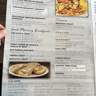 Breakfast Menu