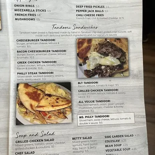 Lunch &amp; Dinner Menu