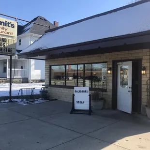 Outside of Kermit Family Restaurant in Bowling Green Ohio