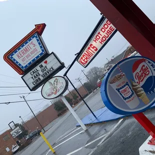 The view from the drive in.