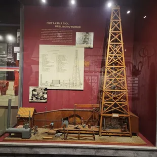 There is a whole exhibit on oil