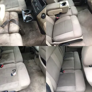 Interior shampoo Detail