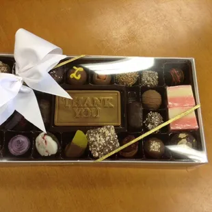 Box of chocolates and truffles