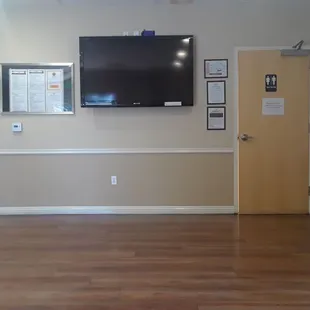 Nice waiting area