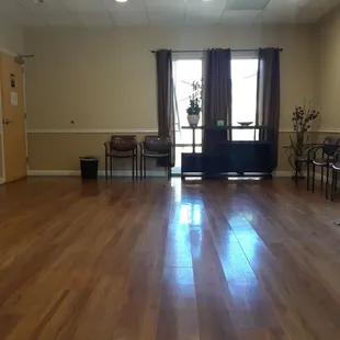 Nice waiting area