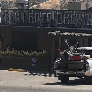 Brewery on our way up, around 7 miles away from site.