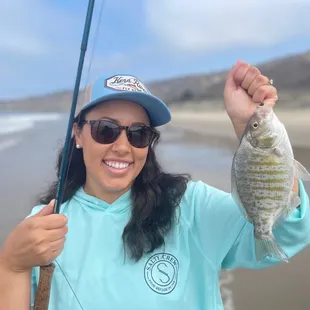 First fish caught on the surf!