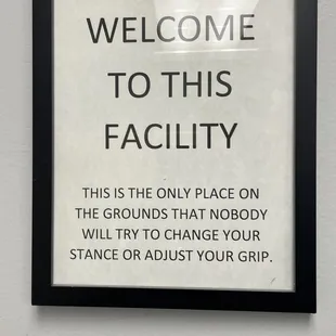 Funny sign in the restroom.