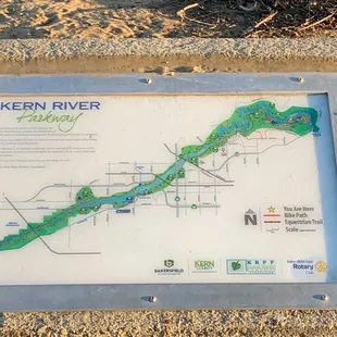 Map of Kern River Parkway