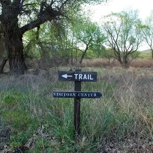 The trail is not long but the trail markers will keep you from getting lost