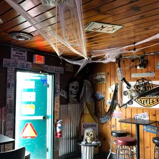 the interior of the restaurant