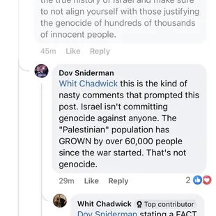 Original post that Annetta Goldshtin responded to in other photos.