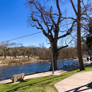 River view across the street