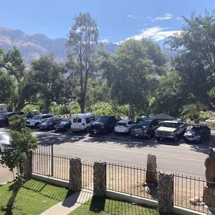 View from upstairs patio