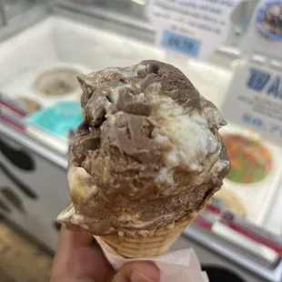 This is Haley&apos;s comet on a waffle cone.