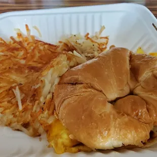 Breakfast Croissant Sandwich