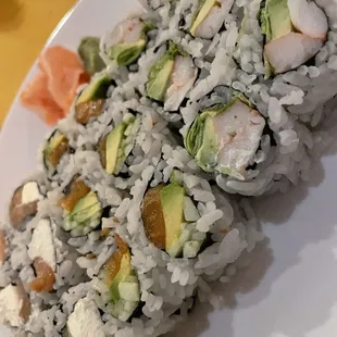 Philly, Boston and Alaska roll combo for $10.95 w miso soup