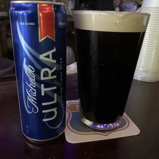 Michelob and Guinness