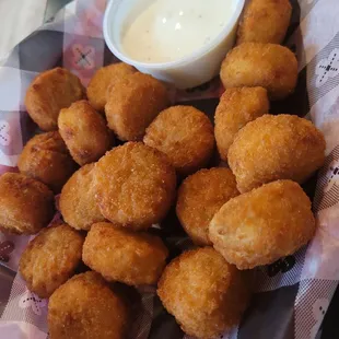 Potato and cheese bites
