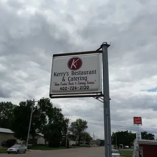 Roadside sign