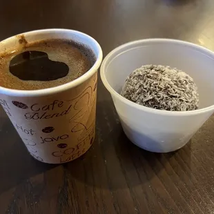 Turkish Coffee and chocolate bon bon