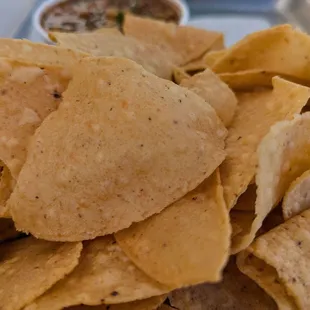 Close up of Tortilla Chips