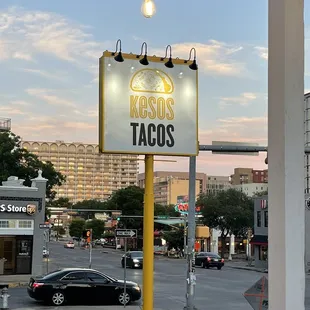 Outside sign