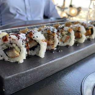 Unagi cucumber roll was the right amount of sweetness and perfectly cooked eel