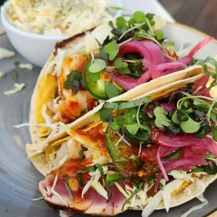 Ahi tacos--really good!