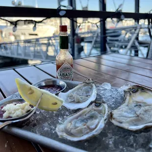 Happy Hour Raw Oysters $6 for 3