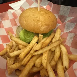 Ketchup Classic Burger With fries