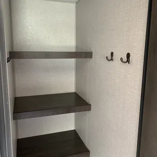 Largest pantry I've ever seen in a travel trailer