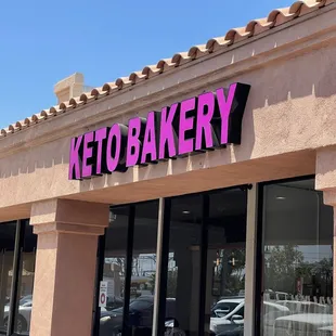 the front of the building