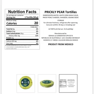 Santo corral actual carbs 7 ! Which all corn tortillas are the same so why pay $7 for these ?