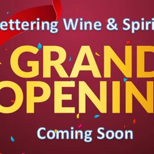 grand opening coming soon