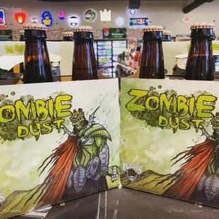 two bottles of zombie dust