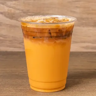 Dirty Thai Tea Latte