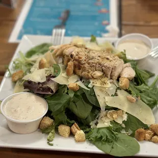 Chicken Caesar salad