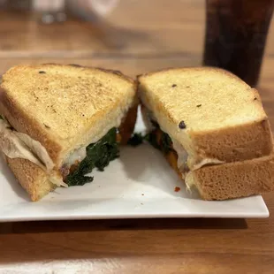 The day's special grilled cheese