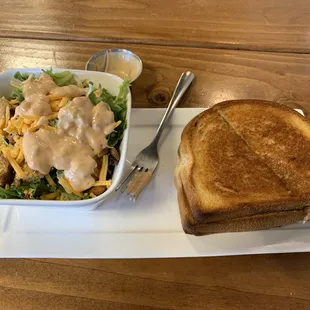 Grilled Cheese of the Week and side salad!