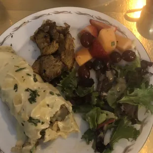 Mushroom Asparagus Crepe