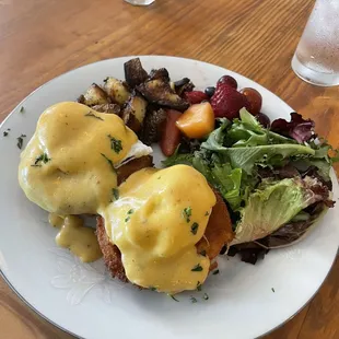 Fried Tomato Benedict