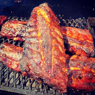 bbq ribs, food, ribs