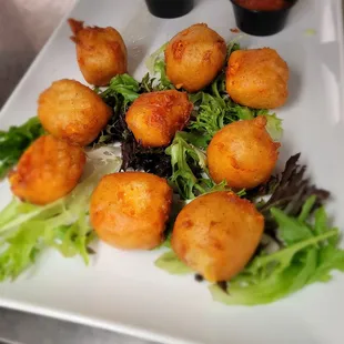 Our Fried Cheese is like a volcano of cheese in your mouth delicious!