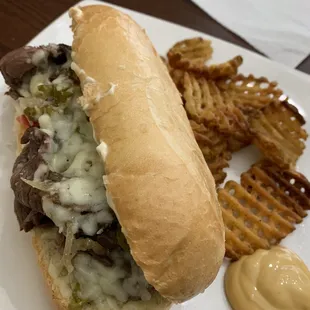 Philly cheesesteak meal kit