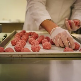 House made meatballs.