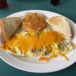 Three egg omelet
