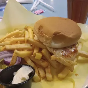 Chicken sandwich , so yummy