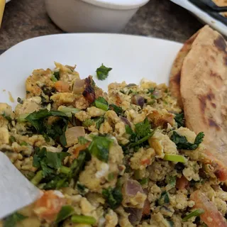 Egg Bhujia & Paratha