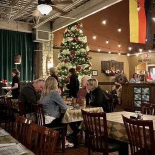 Festive atmosphere during the holidays